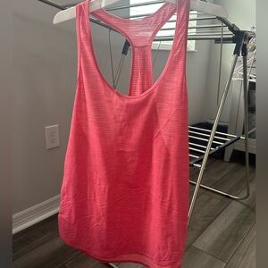Lululemon Athletica Pink Backless Tank Top